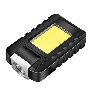 1 Vnt Multi-Purpose Tipas-C Įkraunamas Žibintas LED Veikia, Šviesos, Lauko Kuprinė Įrašą Pėsčiomis Lempos