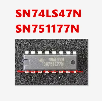 10 adet/grup SN74LS47N SN74LS47 SN751177N SN751177 2/2 telsiz ten RS422, RS485 LED sürücü 16-PDIP