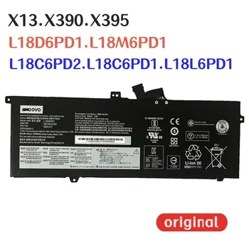 100% originalus 4190mAh Lenovo Thinkpad X13 X390 X395 L18M6PD1 L18C6PD2 L18C6PD1 L18L6PD1 L18D6PD1 nešiojamas baterija