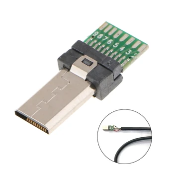 15Pin Mini USB Terminalų Plug Jungtis Užrakto Atleidimo Kabelis Adapteris HDR-CX405 HDR-CX610E HDR-CX240E HDR - CX900E