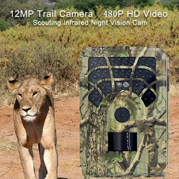 16MP HD 1080P Infraraudonųjų spindulių Laukinių gyvūnų Medžioklės Kamera Takas Lauko Laukinių Gyvūnų Naktinio Matymo Foto Spąstų Nustatyti Priežiūros Stebėti