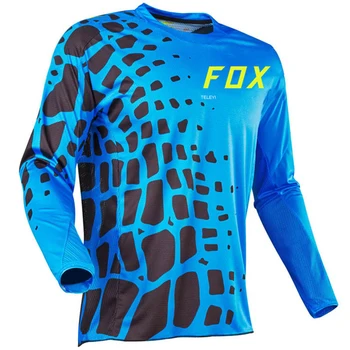 2023 fox teleyi Kalnų Džersio Lenktynių T-Shirt Dviračių Dviračių Motokroso Marškinėliai Kalnų Dviračių Polera Mtb ilgomis Rankovėmis Sporto Marškinėliai