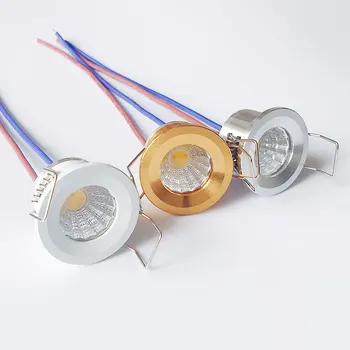 3W COB Mini LED Downlight AC200V-240V LED Prožektoriai, Įterptųjų Embedded Lubų Kabineto Lempos Papuošalai Ekranas Patalpų Apšvietimas
