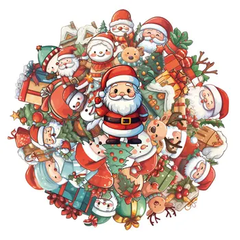 49Pcss Naujųjų Metų Linksmų Kalėdų Lipdukai Elnių Kalėdų Senelio Sniego Vaikų Dovana Lipdukas 