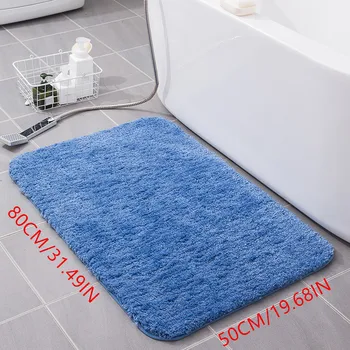 500MMx800MM Sutirštės aksomo kilimas grindų KILIMĖLIAI durų KILIMĖLIAI virtuvės sugeriantys KILIMĖLIAI ne slydimo KILIMĖLIAI vonios kambarys