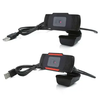 A870 USB Webcam 480P Fixed-Focus Web Kamera, Built-in Žaidimų Garso Mikrofonas Internetu Pamokos Stalinį Kompiuterį