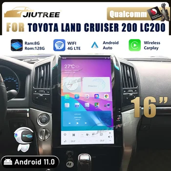 Android 11 Automobilių Stereo Radijo Toyota Land Cruiser 200 LC200 2007-2015 Multimedia Player Auto GPS Navigacijos Carplay Galvos Vienetas