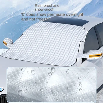 Automobilių snow shield sutirštės priekiniai prekinis, galinis stiklo dangtis šalčio ir šalnų protectionsun apsauga