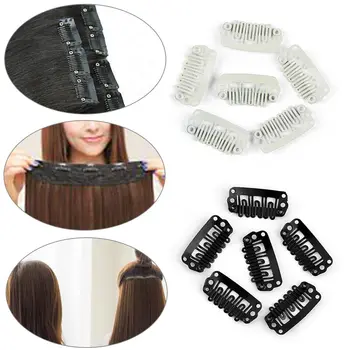 Karšto pardavimo Mados U Formos Perukai Snap Įrašus Metalo Pin Geležies plaukų segtukai Šukuosenos Moterų Grožio Plaukų priauginimas Įrankiai, Reikmenys