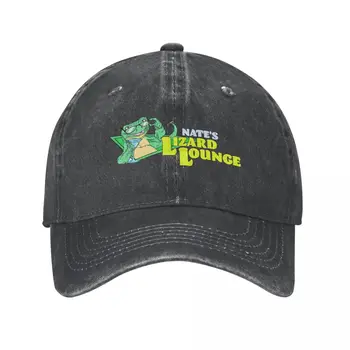 Nates Lizard Lounge Repeticija Logotipą, kepuraičių Snapback Džinsinio Skrybėlės Casquette Hip-Hop Beisbolo Kaubojaus Skrybėlę Vyrams, Moterims
