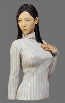 Naujas Nesurinkti 1/12 šiuolaikinės mergina su megztinis krūtinė Dervos Pav Unpainted Modelio Rinkinys