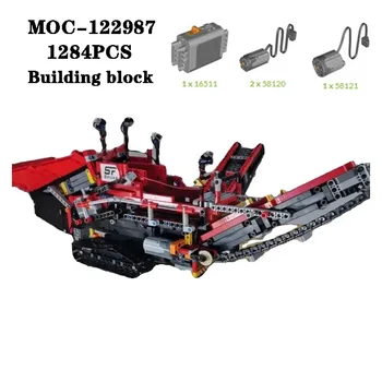Naujas SS-122987 Mobilieji Atrankos Mašinos Spliced Building Block Modelis Suaugusiųjų ir Vaikų Žaislai Įspūdį Gimtadienio, Kalėdų Dovana
