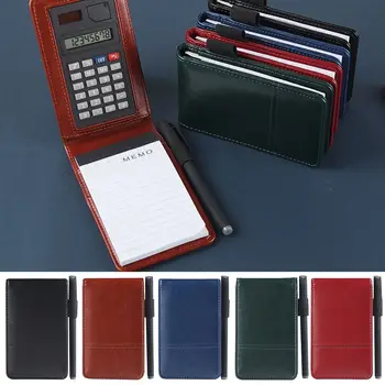 Nešiojamų Studentų Dovana Multi-funkcija Kūrybos Kanceliarinės prekės Su Skaičiuotuvą Kišenėje Notepad, Notepad, Notepad