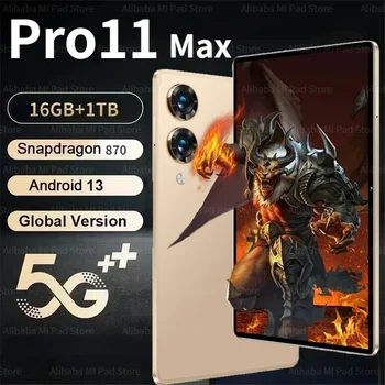 Pasaulinė Versija Tablečių Prekės Trinkelėmis 11 Max Originalus Tablet 5G Wifi Android PC Tablečių 10.1