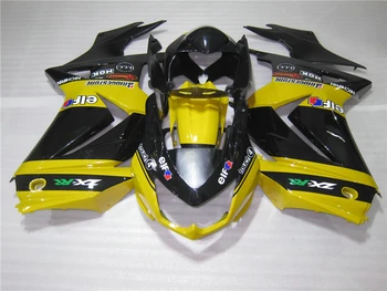 Pilnas įpurškimas Lauktuvės rinkiniai Kawasaki zx250r 08-14 EX 250 2008 M. 2010 m. 2014 m ZX250R Ninja geltona juoda purvasargiai rinkinys