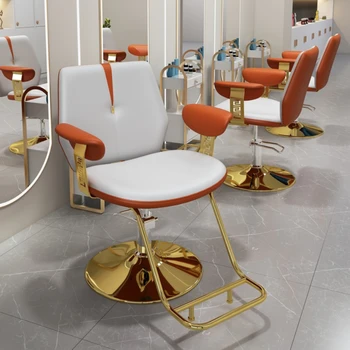 Prabanga Estetinės Barber Kėdės Įranga Barbershop Grožio Makiažas, Kirpykla Kėdės Priėmimo Reguliuojamas Sillas Baldai QF50BC