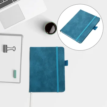 Slaptažodį Knyga, Adresą, Telefono Imitacija Puslapis su Rašikliu Įrašyti Dirželis (sky Blue ) Biuro Mažas Mini Notepad