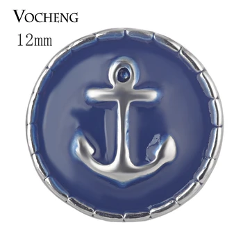 Vocheng Imbieras Snap Mygtuką Smulkus Inkaro 12mm Dažytos Dizainas Pakabukai Vn-1699